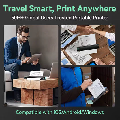 Portable inkless printer